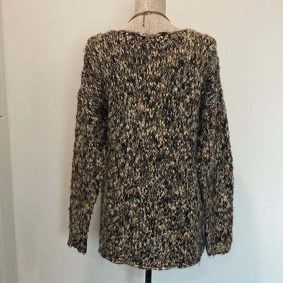 Club Monaco Marled Knit Sweater M Super Soft Cotton Acrylic Blend Pullover - Picture 10 of 12